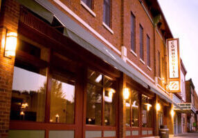 The outside of Commonweal Theatre Co. in downtown Lanesboro, MN